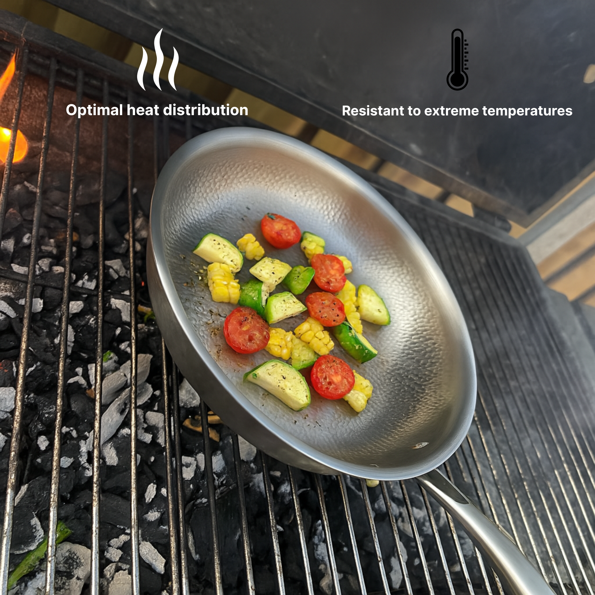 Titanium Hammered Pan Pro