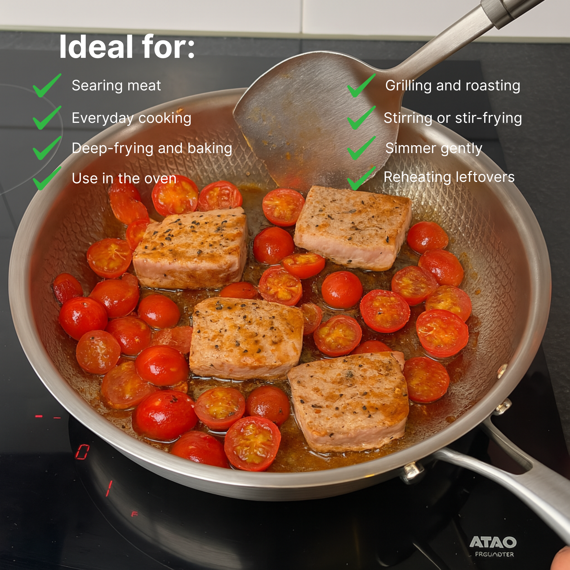 Titanium Hammered Cookware Set Pro