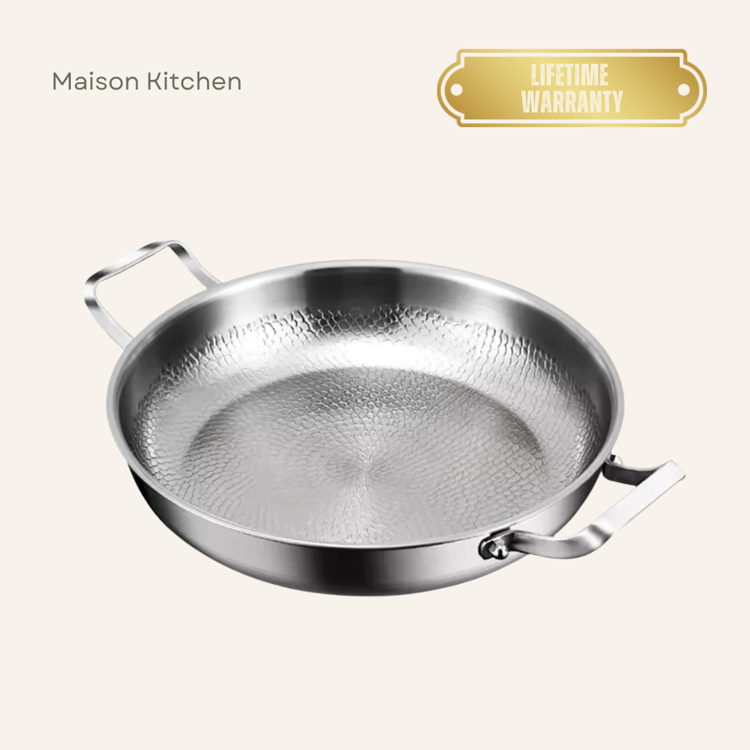 Titanium Sauté Pan with Two Handles