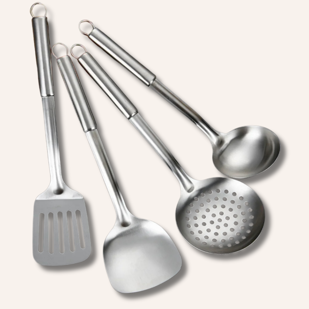 Titanium Kitchen Utensils (4-Piece Set)