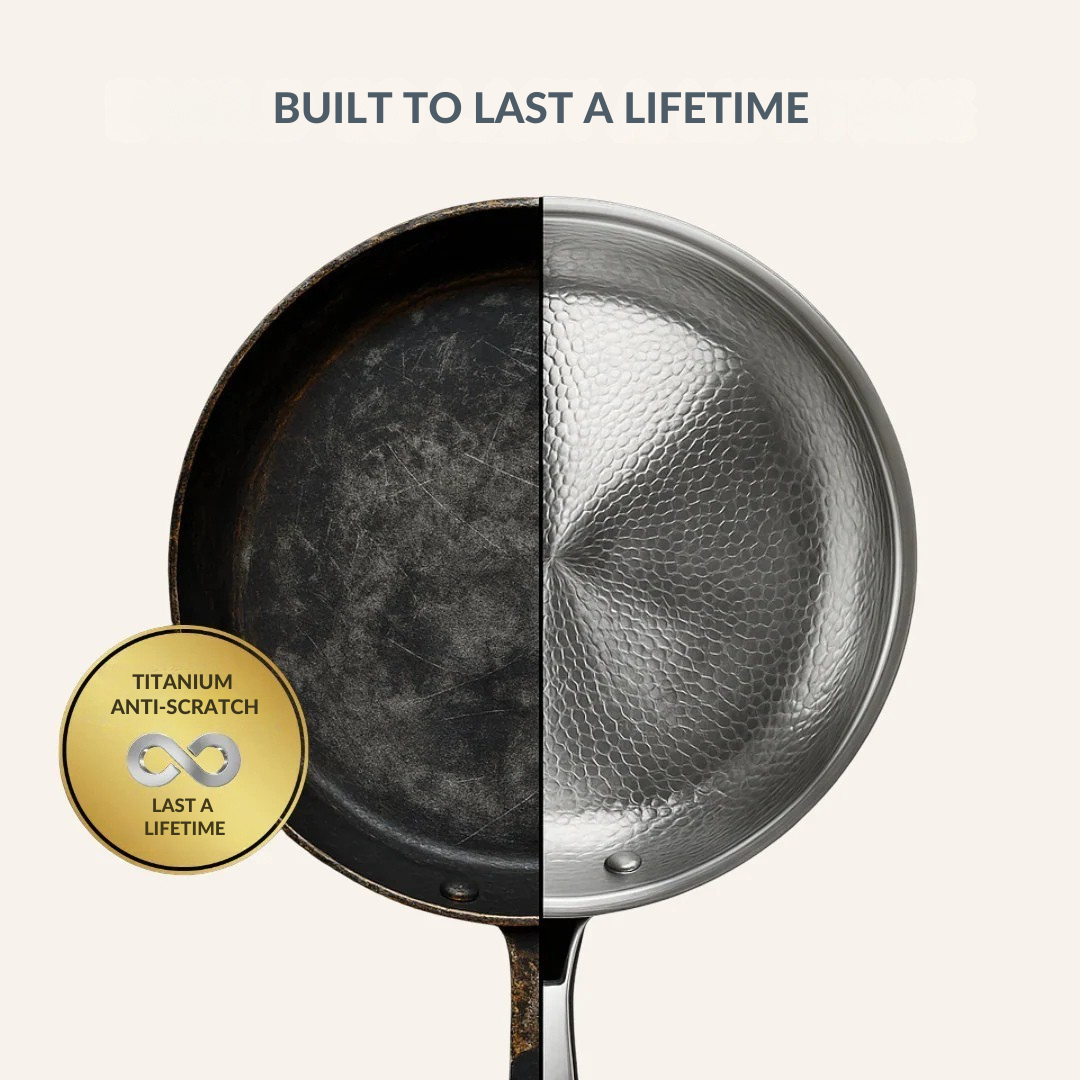 Titanium Sauté Pan with Two Handles