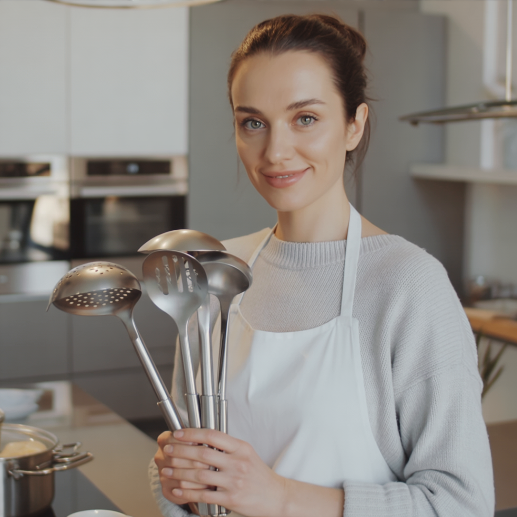 Titanium Kitchen Utensils (4-Piece Set)